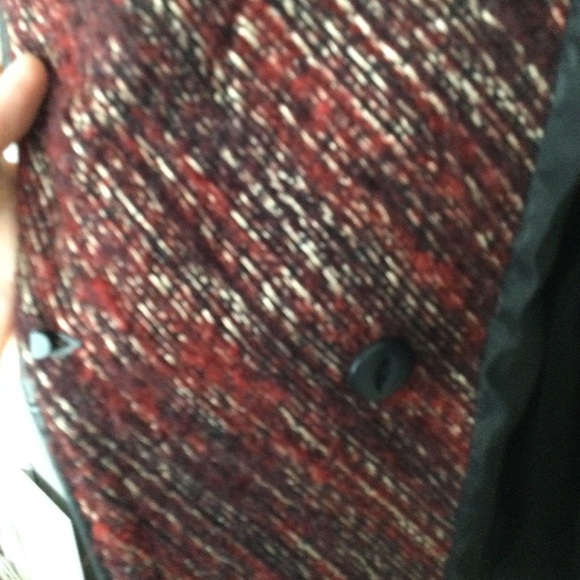 Classiques Entier Larch Tweed and Leather Coat M - Picture 5 of 9